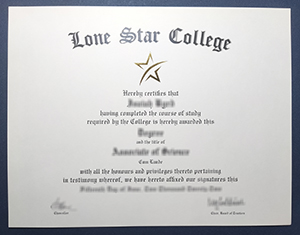 Lone Star College Diploma Copy for Fast and Secure Online Support