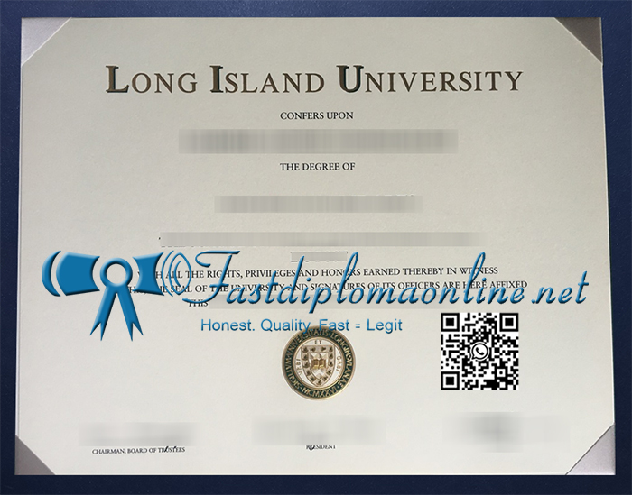 Long Island University diploma