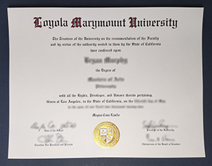 Loyola Marymount University Diploma Copy Services for Urgent Needs