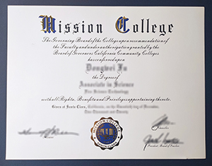 Mission College Degree Solutions for Damaged Certificates