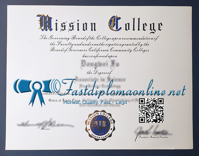 Mission College degree