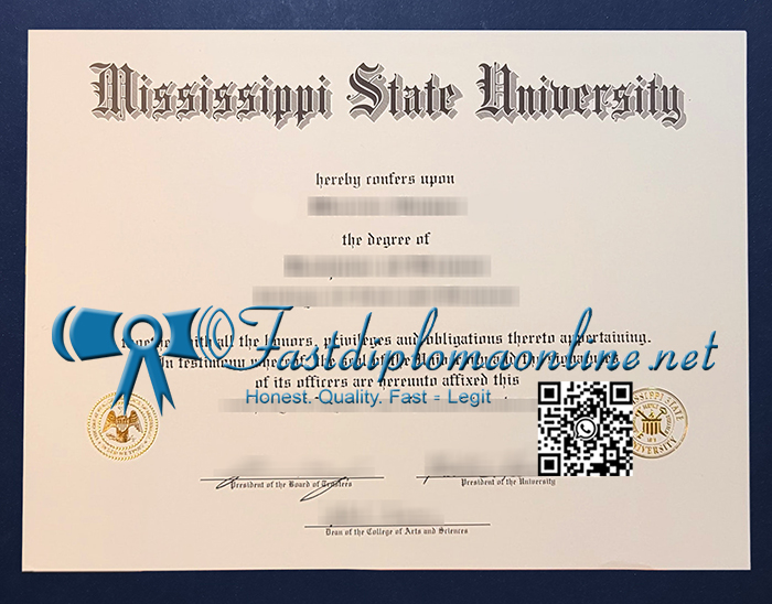Mississippi State University diploma