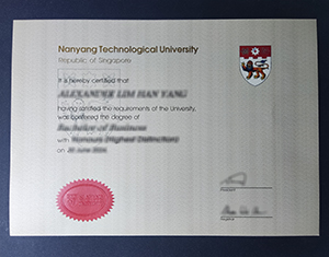 Nanyang Technological University diploma
