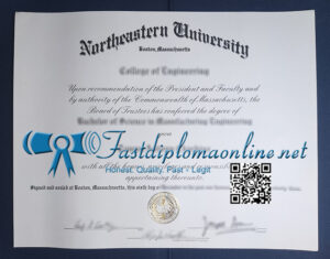 Northeastern University diploma
