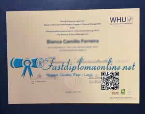 Otto Beisheim School of Management diploma