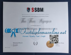 SSBM Geneva diploma