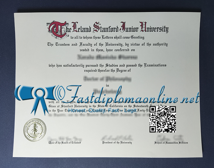Stanford University diploma