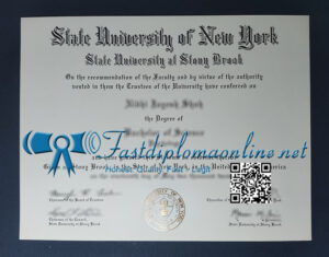 Stony Brook University diploma