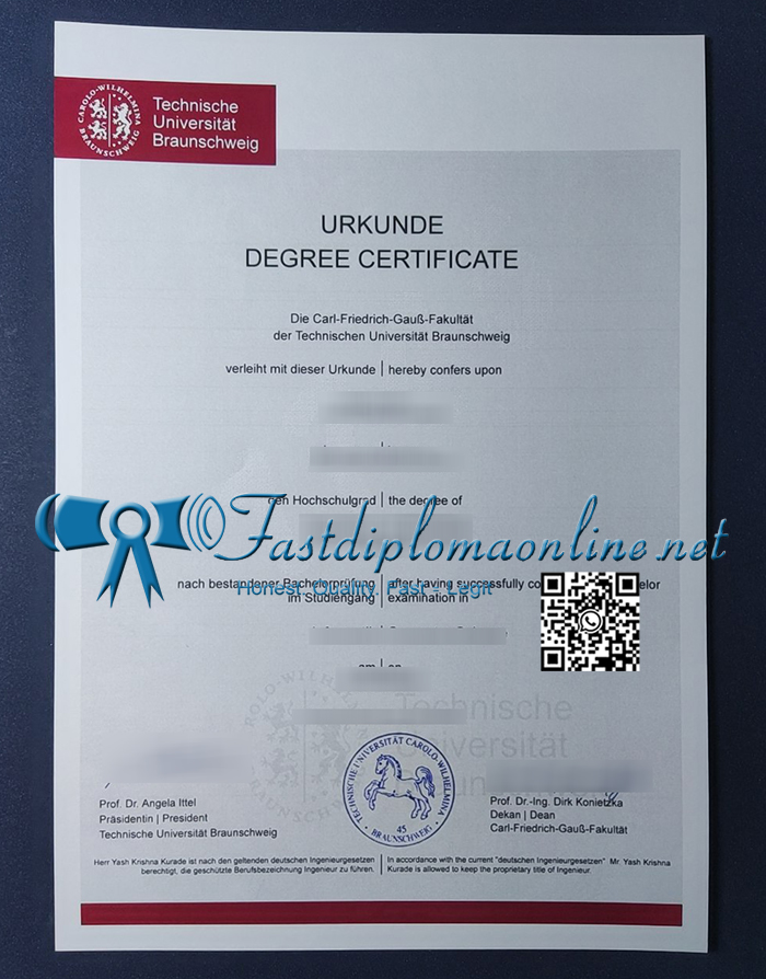 Technical University of Braunschweig diploma
