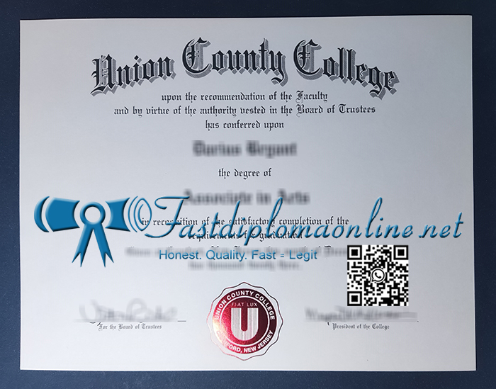 Union County College diploma