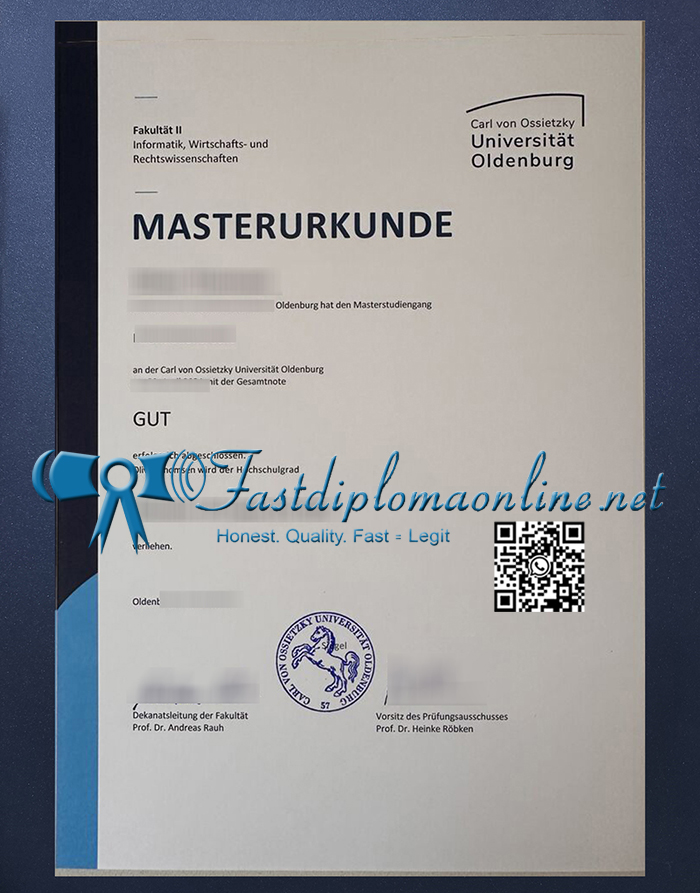 Universität Oldenburg degree
