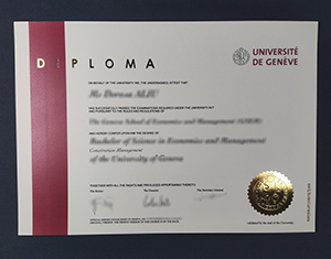Université de Genève diploma