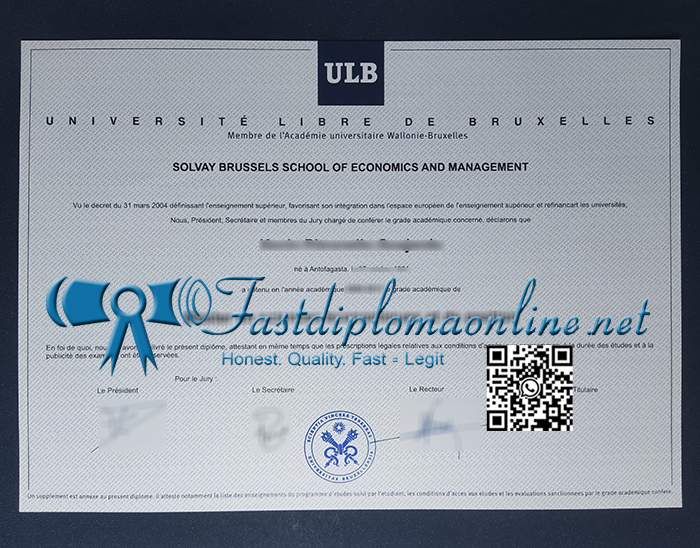 Université libre de Bruxelles degree