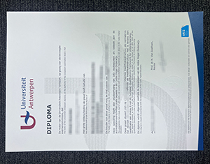 University of Antwerp diploma