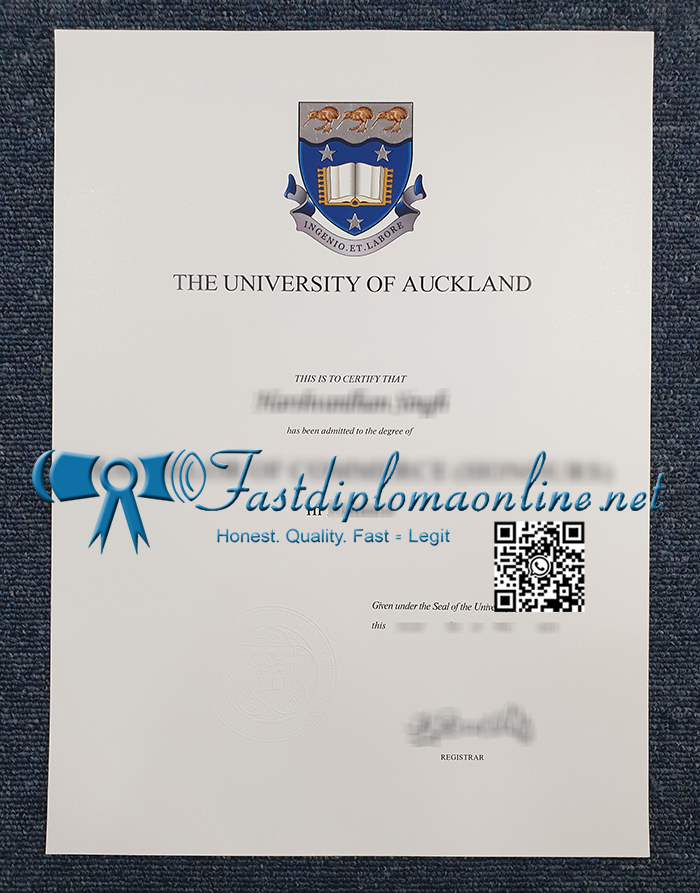 University of Auckland diploma