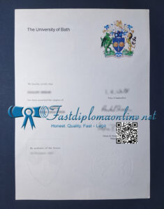 University of Bath diploma