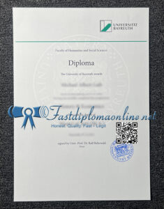 University of Bayreuth diploma