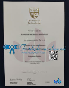 University of Bedfordshire diploma