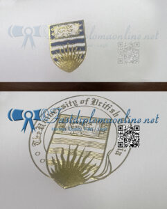 University of British Columbia diploma seal