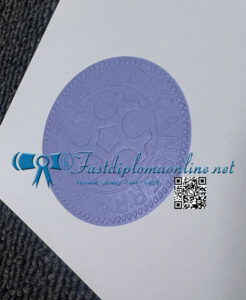 University of Canberra diploma seal