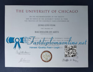 University of Chicago diploma