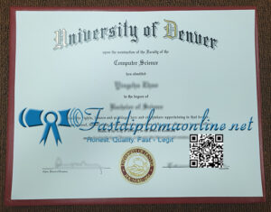 University of Denver diploma