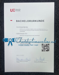 University of Europe for Applied Sciences degree