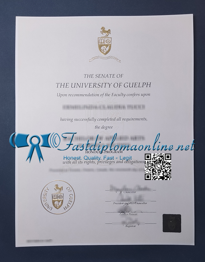 University of Guelph diploma