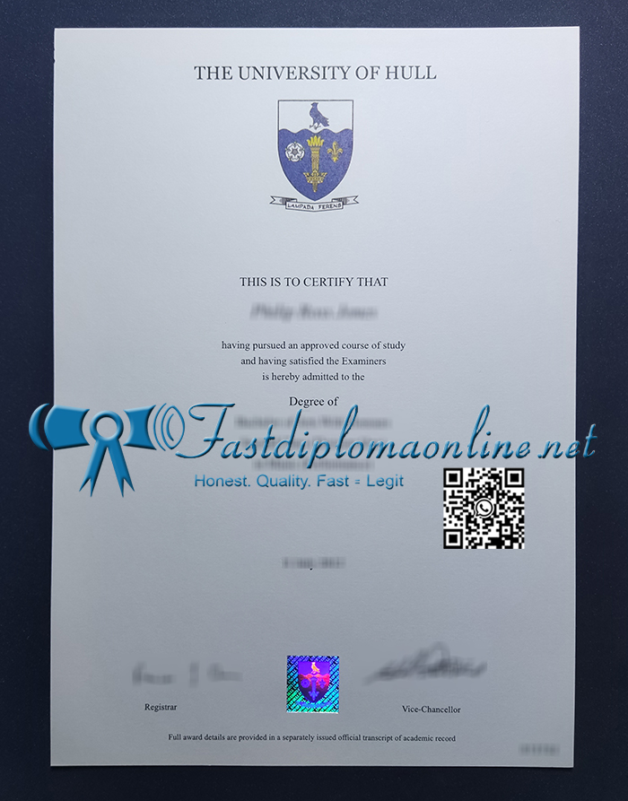 University of Hull diploma