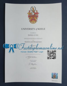 University of Keele diploma