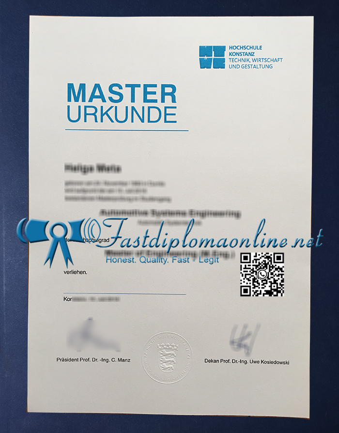 University of Konstanz degree