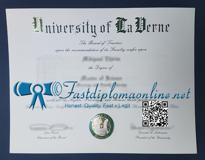 University of La Verne diploma