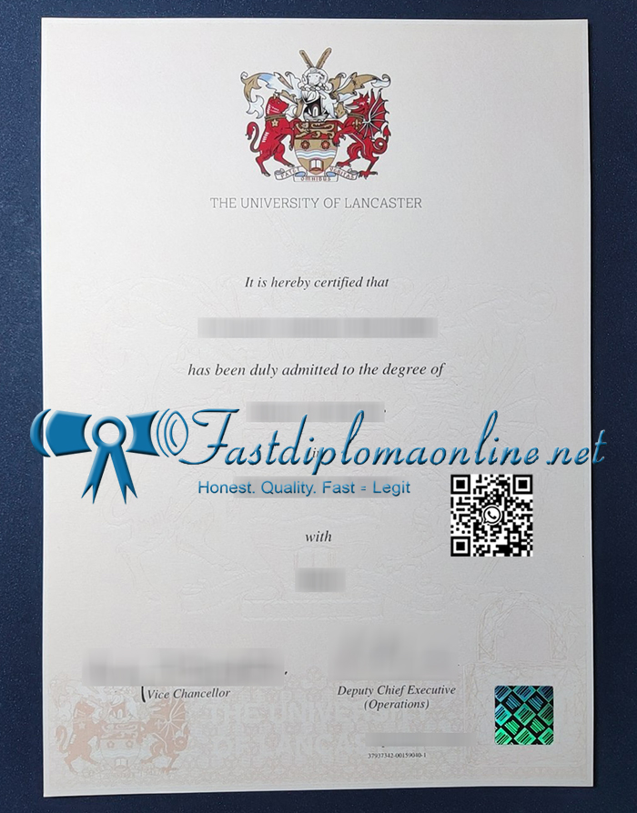 University of Lancaster diploma