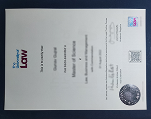 University of Law diploma