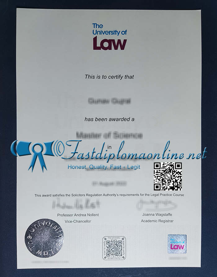 University of Law diploma