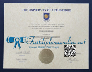 University of Lethbridge diploma