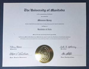 University of Manitoba diploma