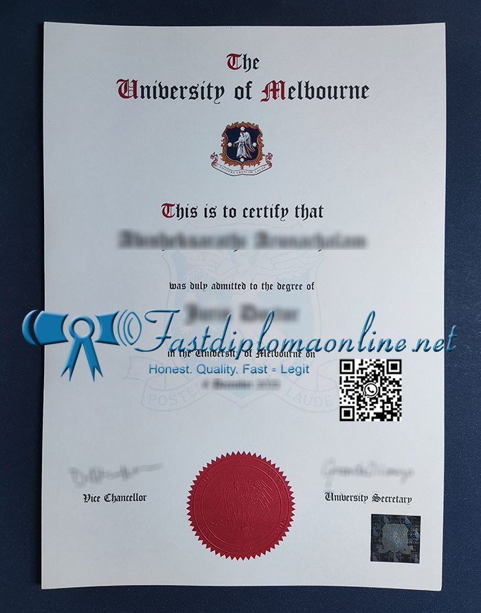 University of Melbourne diploma