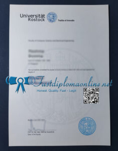 University of Rostock diploma