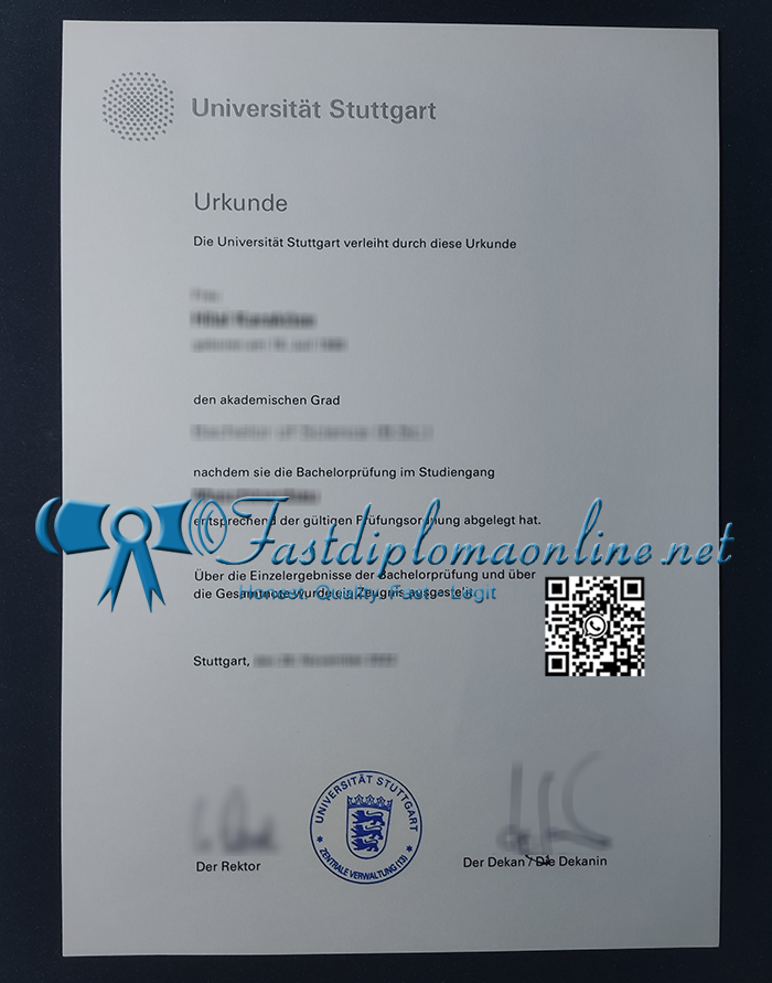 University of Stuttgart diploma