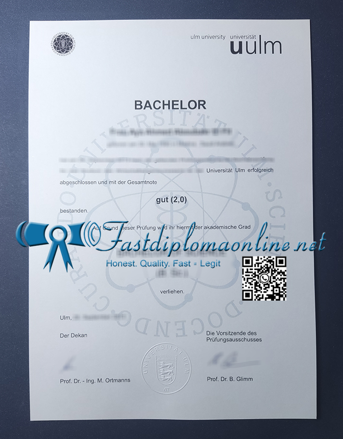 University of Ulm diploma