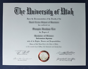 University of Utah diploma