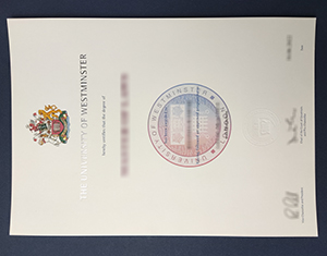 University of Westminster diploma