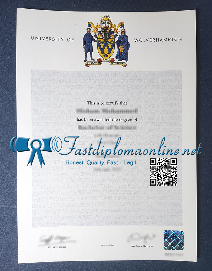 University of Wolverhampton diploma
