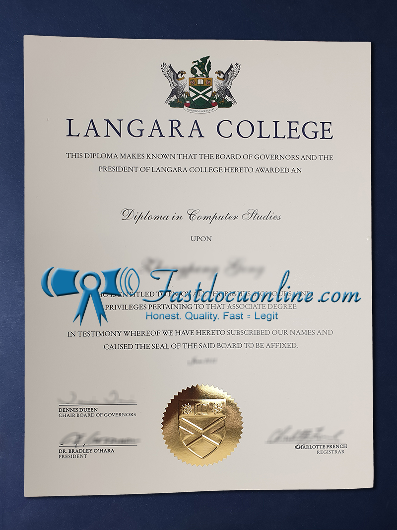 Langara College diploma